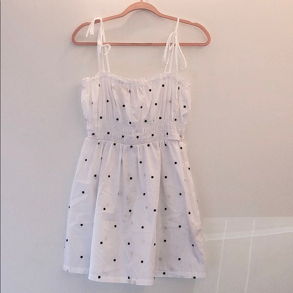 Forever 21 Polka-Dot Babydoll Dress